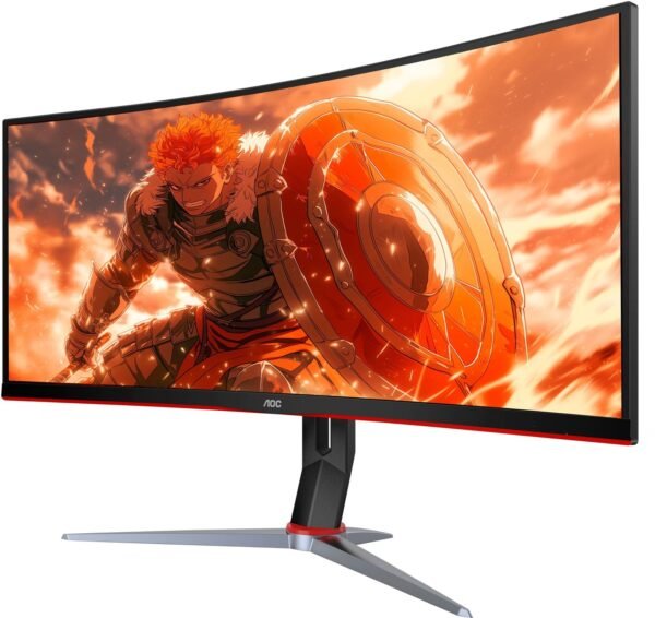 0be886e0-a4f4-45ed-a6d9-0814e70ab37b-scaled-1.jpg AOC - CU34G2XP 34" VA Curved Gaming Monitor, WQHD (3440x1440), 180Hz, 1ms, Freesync, HDR 400 - Black/Silver/Red