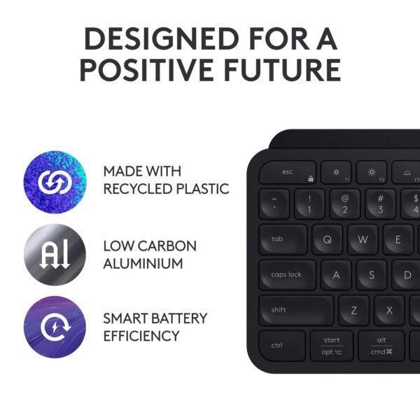 24a36f28-a2cc-4028-b086-dea975e37ad2.jpg Logitech - MX Keys S Universal Full-size Wireless Scissor Keyboard for PC and Mac with Backlit keys - Black
