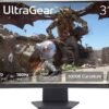 LG - UltraGear 31.5" QHD 180Hz 1ms AMD FreeSync Gaming Monitor with HDR 10 - Black