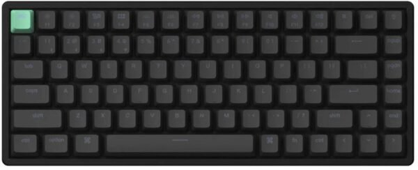 Keychron - K2 HE 75% Custom Wireless RGB Mechanical Keyboard with Programmable QMK/VIA Hot-Swappable Magnetic Switch - Black