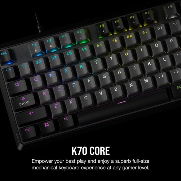 52d4e877-6177-4031-a648-9e67a8e5d76b.jpg CORSAIR - K70 CORE RGB Mechanical Gaming Keyboard - Gray