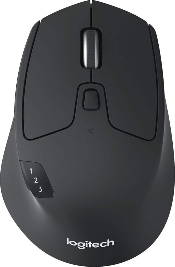 Logitech - M720 Triathlon Wireless Optical Mouse - Wireless - Black