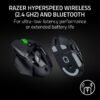 Razer - Basilisk V3 X HyperSpeed Optical Gaming Mouse with 9 Customizable Controls - Wireless - Black