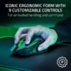 Razer - Basilisk V3 X HyperSpeed Optical Gaming Mouse with 9 Customizable Controls - Wireless - Black