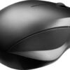 Best Buy essentials™ - Wireless Optical Standard Ambidextrous Mouse with USB Receiver - Wireless - Black