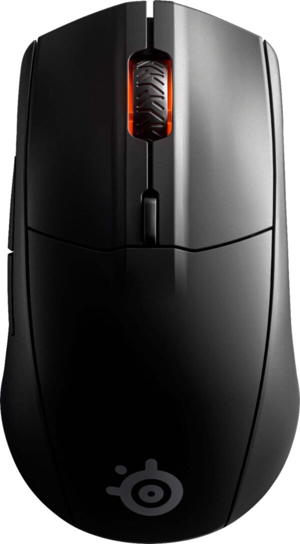 6439122_sd-scaled-1.jpg SteelSeries - Rival 3 Lightweight Wireless Optical Gaming Mouse with Brilliant Prism RGB Lighting - Wireless - Black