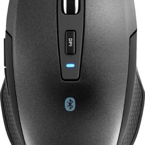 Best Buy essentials™ - Lightweight Bluetooth Optical Standard Ambidextrous Mouse with 6-Button - Wireless - Black