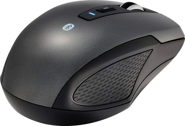 Best Buy essentials™ - Lightweight Bluetooth Optical Standard Ambidextrous Mouse with 6-Button - Wireless - Black