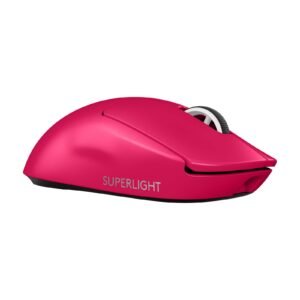 Logitech - G PRO X SUPERLIGHT 2 LIGHTSPEED Lightweight Wireless Optical HERO 2 Sensor 44 000 DPI Gaming Mouse with 8K Polling - Wireless - Magenta