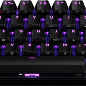 Logitech - PRO X 60 LIGHTSPEED TKL 60% Wireless Mechanical GX Optical Tactile Switch Gaming Keyboard with LIGHTSYNC RGB - Black