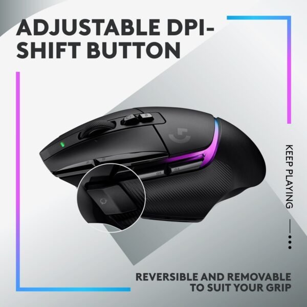 Logitech - G502 X PLUS LIGHTSPEED Wireless Optical Gaming Mouse with HERO 25K Sensor - Wireless - Black