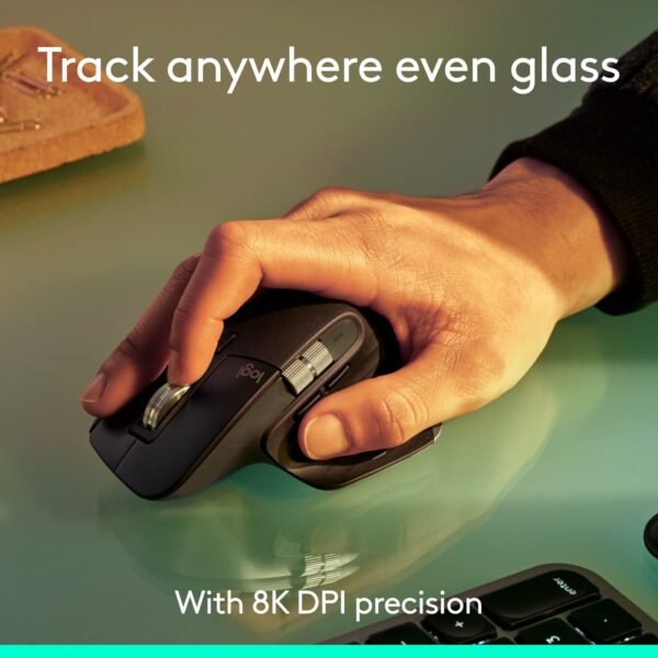 Logitech - MX Master 3S Bluetooth Edition Performance Wireless Optical Mouse with Ultra-fast Scrolling and Quiet Clicks - Wireless - Black